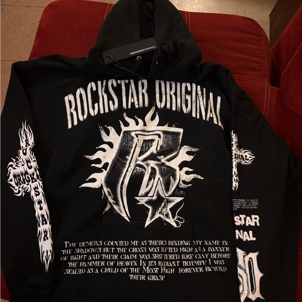 Rockstar Original Black Graphic Hoodie